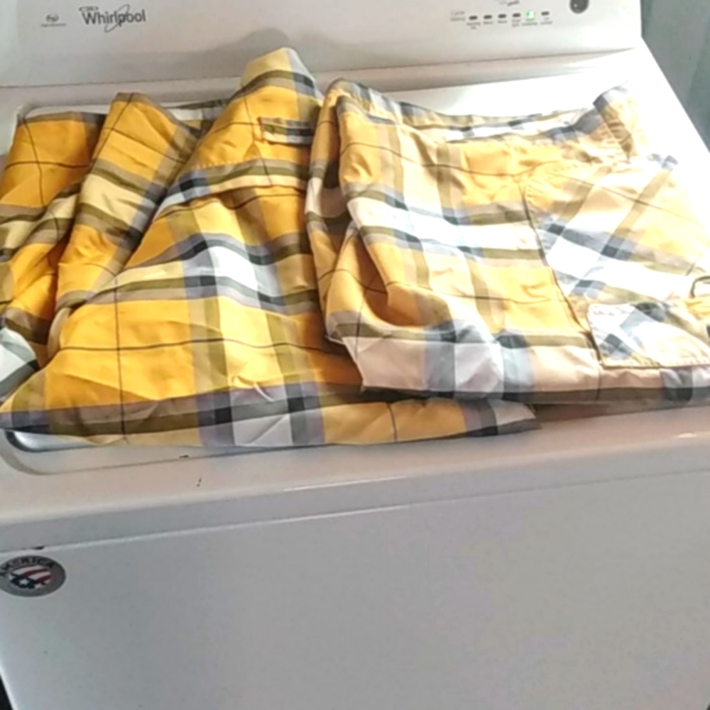 Yellow shirt with matching shorts